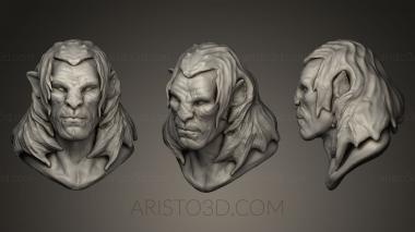 Busts of heroes and monsters (BUSTH_0309) 3D model for CNC machine